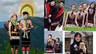 People of Chakhesang tribe in Nagaland northeast indian//In a beautiful traditional attire dress😍