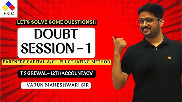 12th Class Accountancy  - Doubt Session - Partner