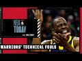 Absolutely RIDICULOUS Technical Fouls On The Warriors NBA Today 