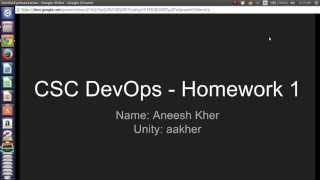CSC DevOps - Homework 1