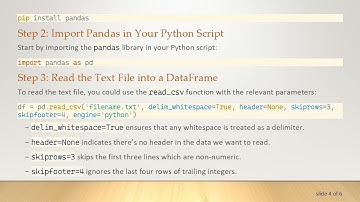 How to Convert Specific Columns in a Text File into Lists with Python pandas