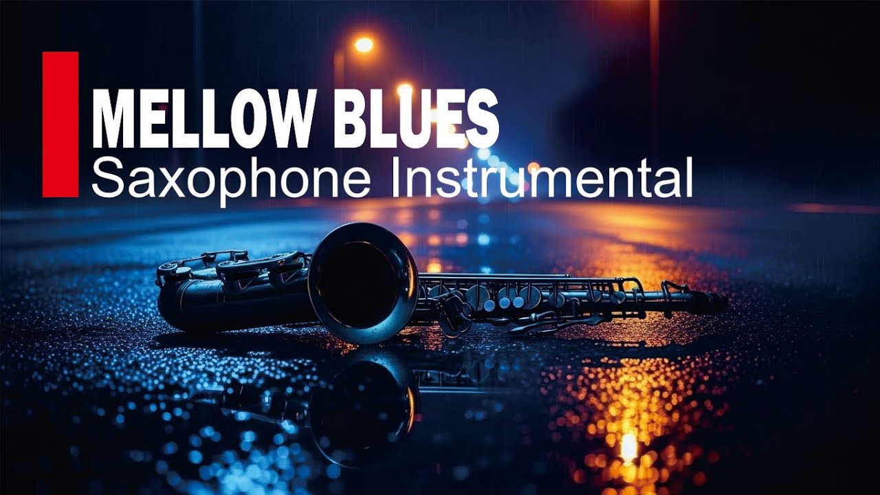 Warm Blues Saxophone Instrumental for Night Relaxation