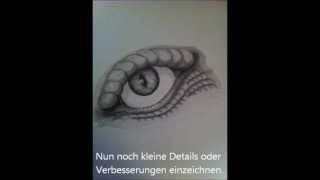 Drachenauge zeichnen