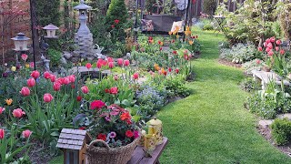 How to Make An Easy & Colourful Flower Basket | Flower Garden Tour