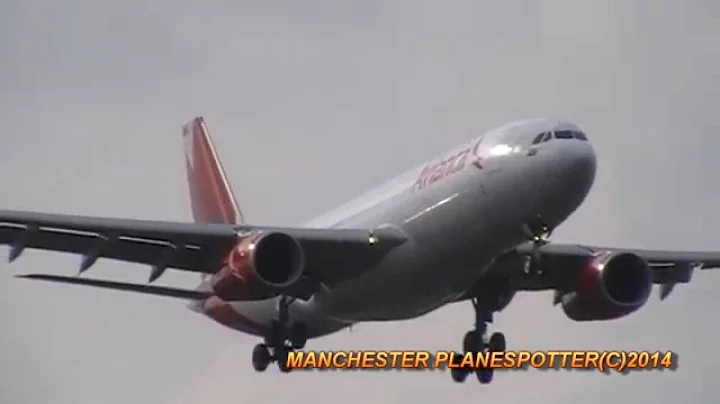 Avianca Airlines A330 N508AV On AV120 Landing At London Heathrow Airport On 13/09/2014