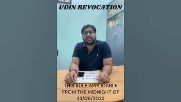 UDIN UPDATE | ICAI | UDIN | UPDATE | REVOCATION