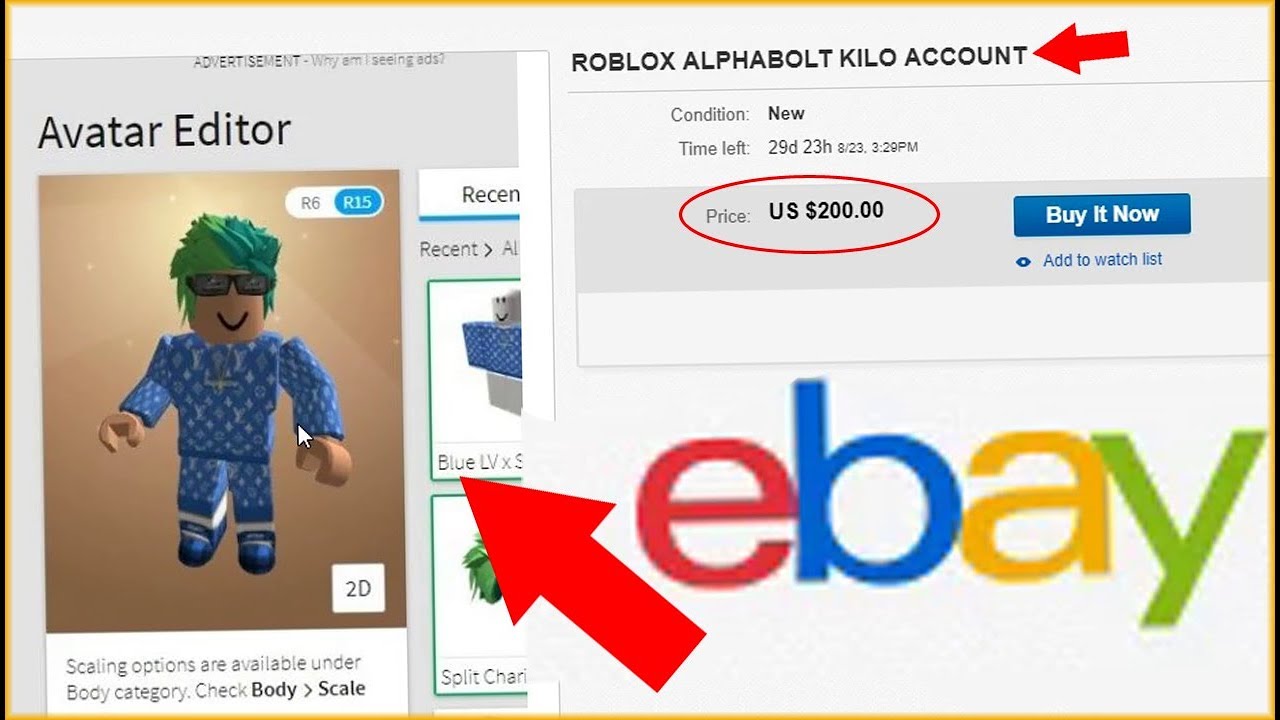 Someone Is Selling My Roblox Account On Ebay Youtube - roblox rare ebay