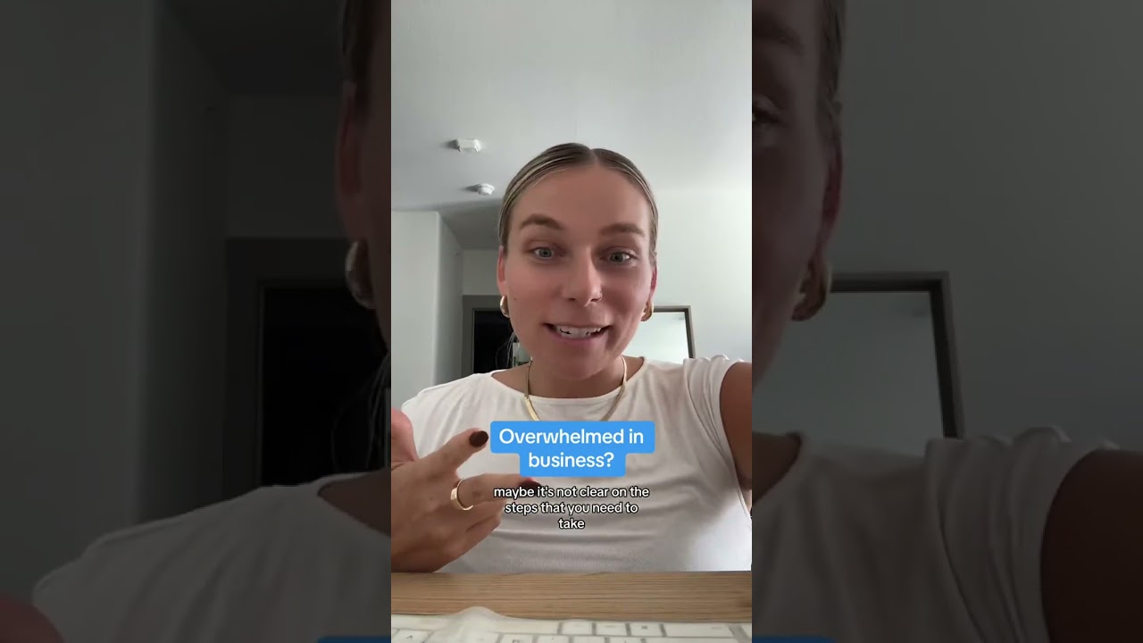 Are you feeling overwhelmed in your business? This is problably why