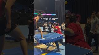 Still waiting on Simone Biles’ tips🥲 #gymnastics #sports #fails #trampoline #olympics #acrobatics