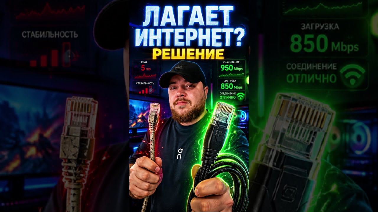 КАК НАСТРОИТЬ ИНТЕРНЕТ? БОЛЬШЕ НЕ ЛАГАЕТ! — Transcript