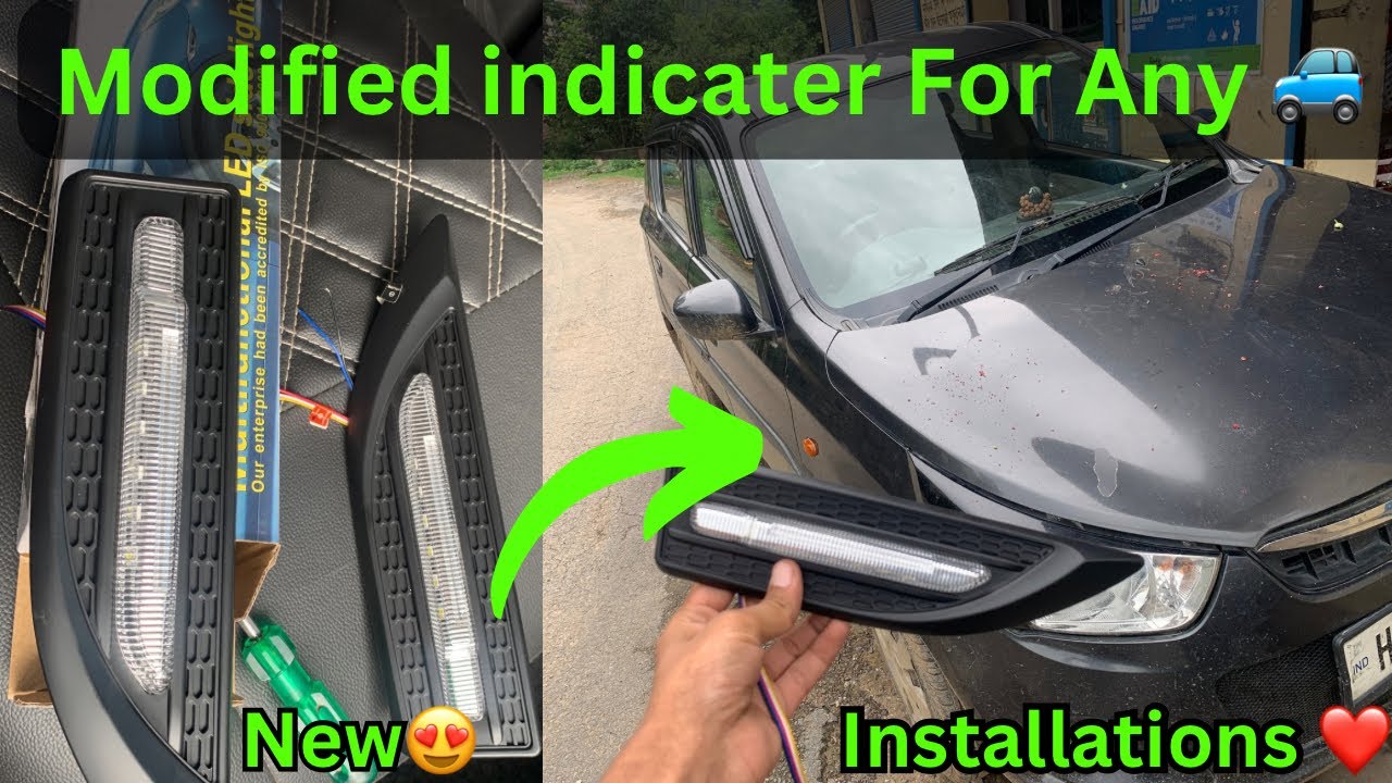 Modified LED Indicators for Any Car ?Installation in Alto k10||