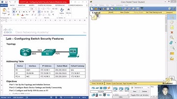 5.2.2.9 - 2.2.4.11 Lab - Configuring Switch Security Features