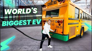 Riding the Worlds Biggest Electric Vehicle!
In todays video, I unveil the future of public transportation as we sit down with Gilbert, the
esteemed Director of Sustainability, who takes us on a captivating tour of the worlds biggest electric Vehicle, a cutting-edge, self-sustainable electric school bus fleet at the local school.
Immerse yourself in the groundbreaking advancements and sustainable technologies that power these electric buses, showcasing a cleaner and greener tomorrow for our communities. Discover how innovation meets eco-consciousness as Gilbert shares his expertise on the pivotal role these electric buses play in shaping the future of transportation.
From the impressive features of electric buses to the positive impact they make on the environment and how EV vehicles can change we think of transportation. Get ready to be inspired by a vision that combines efficiency, sustainability, and a commitment to a brighter, cleaner future.
Modesto School District: https://www.mcs4kids.com/page/sustainability-and-adaptation
@mcsboardofeducation
#electricbus #evbus #electrictransportation #evschoolbus #electricschoolbus #futurebus #electricvehicles #evvehicle #teslaraj #newbus #publictransportation #evbusindia
// Buying a Tesla or Solar? Use my referral code to get 1,000 of supercharging credit or $250 credit:
https://ts.la/raj92500
New mic: https://amzn.to/33GMXed
Support the channel by becoming a member: https://www.youtube.com/teslaraj/join
// Partners I Recommend
Shop Teslarati for premium products for your Tesla: https://bit.ly/TeslaratiStore
Best Tesla Floor Mats: https://bit.ly/TeslaMats
Model 3/Y Air Freshener: https://bit.ly/scentraj (Use code raj for 10% off)
Accessorize your Tesla with Abstract Ocean: https://bit.ly/AbstractRaj
Use code teslaraj for 15% off!
Remove glare and fingerprints from your Tesla Display: https://amzn.to/2D0Fehk
Tesla Head Rests: https://bit.ly/EVNeckRest
(Coupon: teslaraj)
// Follow Me
Subscribe! http://geni.us/teslarajsubscribe
Twitter: http://twitter.com/tesla_raj
Instagram: http://instagram.com/tesla_raj
Email: raj@teslaraj.com
Tesla Referral: https://ts.la/raj92500
ββββββββββββββββββββββββββββββ
//Gear
Camera: https://amzn.to/2FjEot6
Primary Lens: https://amzn.to/34JHrqj
Secondary Camera: https://amzn.to/2U4EzBW
Microphone: https://amzn.to/2Hyck8Y
Monitor: https://amzn.to/2Fq4SZU
Computer: https://amzn.to/2YgOWlF
Lighting: https://amzn.to/2TmSuPp
ββββββββββββββββββββββββββββββ
// Disclaimer
I may earn a small commission for my endorsement, recommendation, testimonial, and/or link to any products or services linked above. I stand behind my recommendations and this helps me continue producing the content. Riding the Worlds Biggest Electric Vehicle!