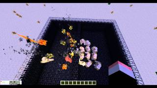 Minecraft - Mob Wars Ep. 1 : Iron Golems vs. Blazes