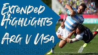 Extended Highlights Argentina 47-17 Usa - Rugby World Cup 2019