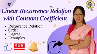 1. Recurrence Relation kya hai || Linear recurrence relation with constant coeff. ||order || degree