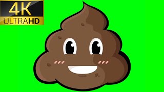 Poo 2D Animated Element 2D Green Screen Elements 4K 60Fps Free Download