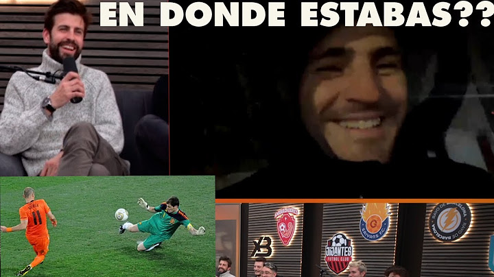 CASILLAS lo PICA A PIQUÉ sobre LA PARADA AL GOL DE ROBBEN