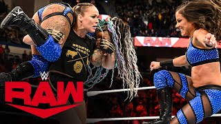 Ronda Rousey \& Shayna Baszler vs. Kayden Carter \& Katana Chance: Raw highlights, June 5, 2023