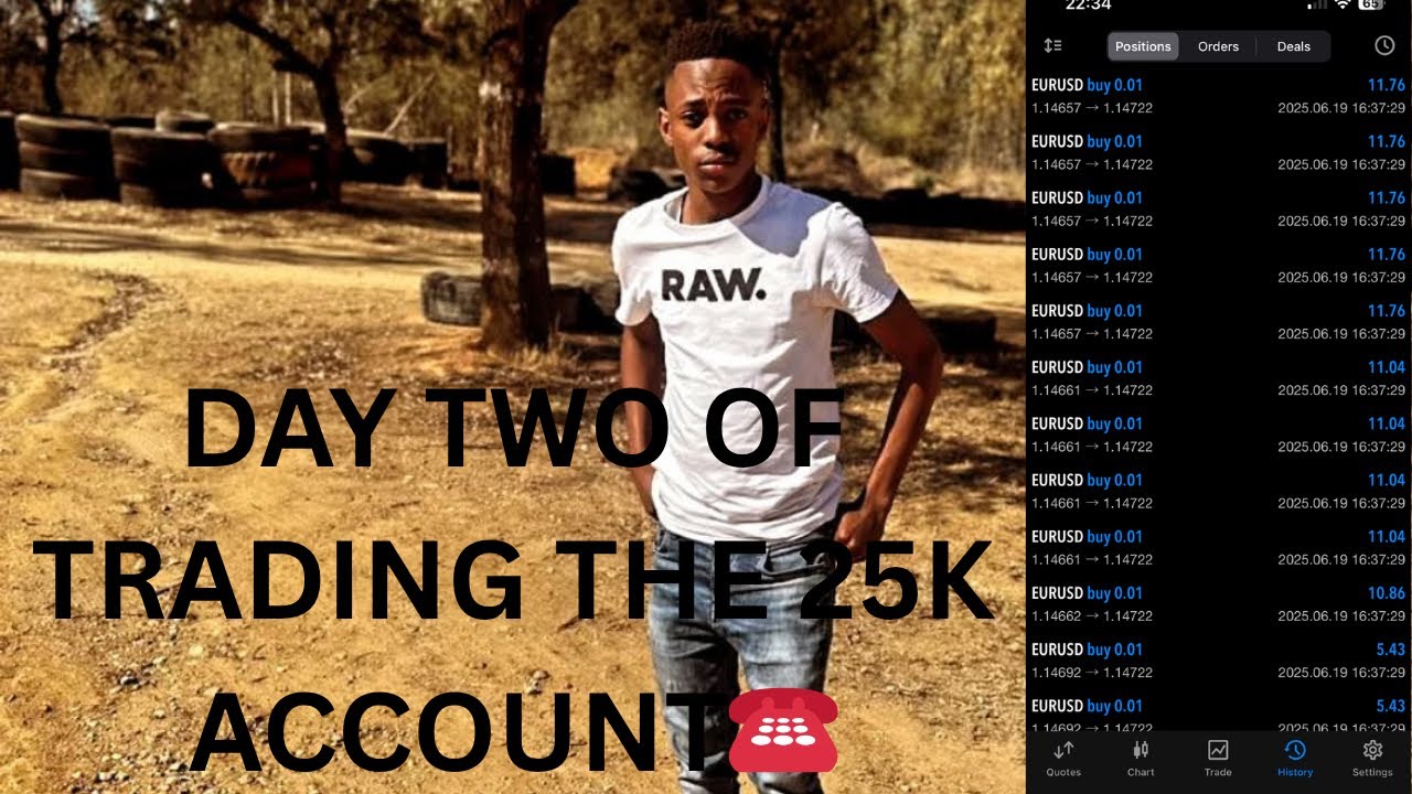Day two of trading the 25k commit capital account🔥🔥( must watch)