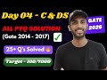 Day 4 of 50 PYQs Daily Challenge | C Prog. & Data S | Gate 2026 Exam | Gate with Ease