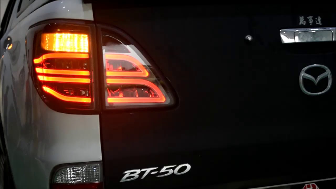 Mazda BT50 LED Light Bar Tail Lamp 2016 YouTube