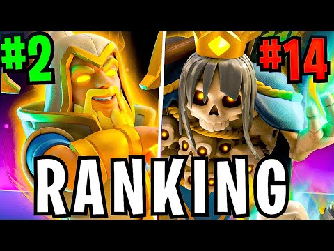 ALL 14 Clash Royale HEROES RANKED from WORST to BEST