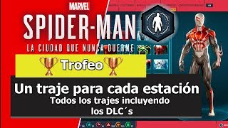 Marvels Spider-Man Guía De Trofeos Un Traje Para Cada Estación Todos Los Trajes