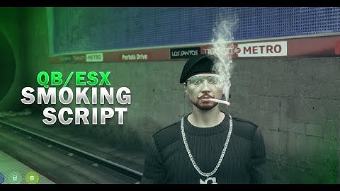 FiveM Advanced Smoking Script for QBCore & ESX *UPDATED 2025*