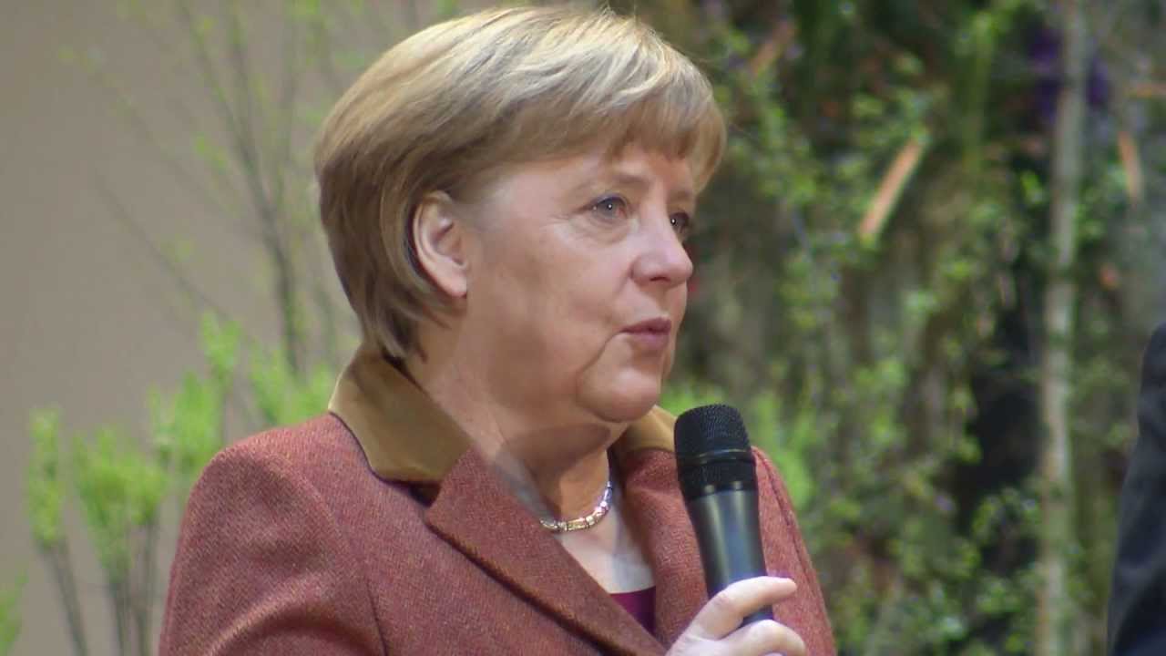 Angela Merkel Grüne Woche 2013 in Berlin YouTube