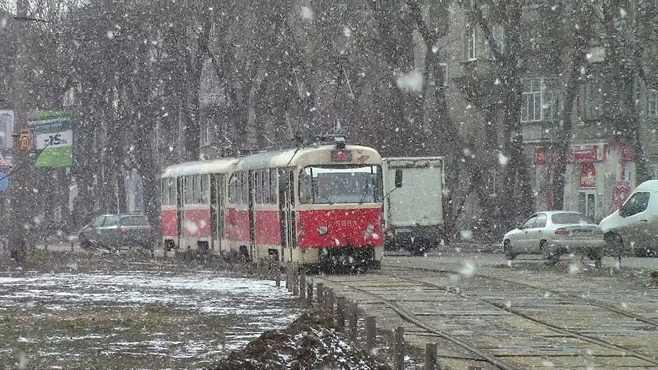 random Kyiv trams, Tatra T3. Довільні київські трамваї, Татра Т3.