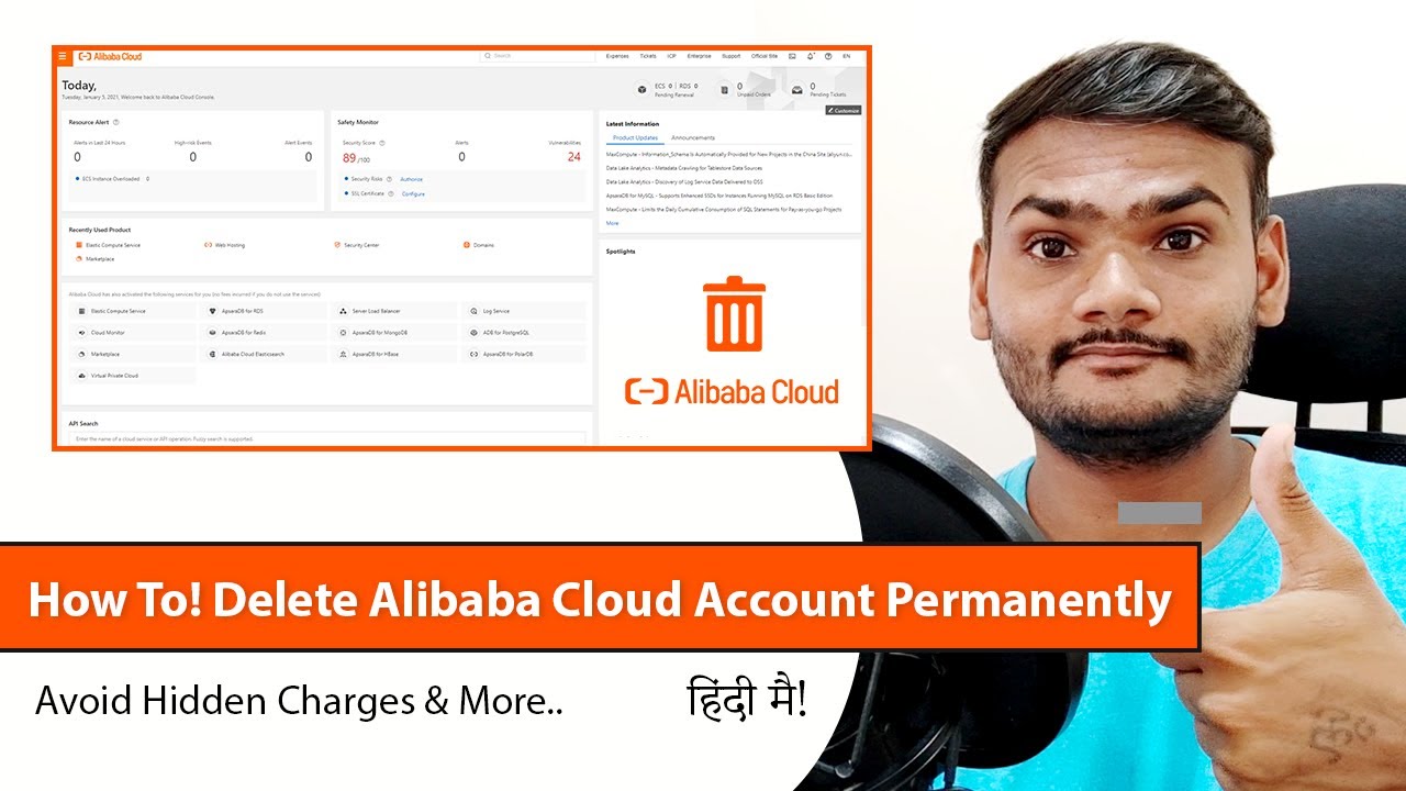 How To Delete Alibaba Cloud Account Permanently 2021