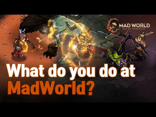 MAD WORLD  GAMEPLAY DO NOVO MMORPG PARA (BROWSER/MOBILE) - MUITO LEVE E  GRATUITO 