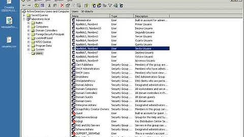 Alta masiva de usuarios via VBScript