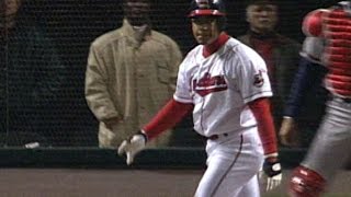 1995 WS Gm4: Manny hits first World Series homer