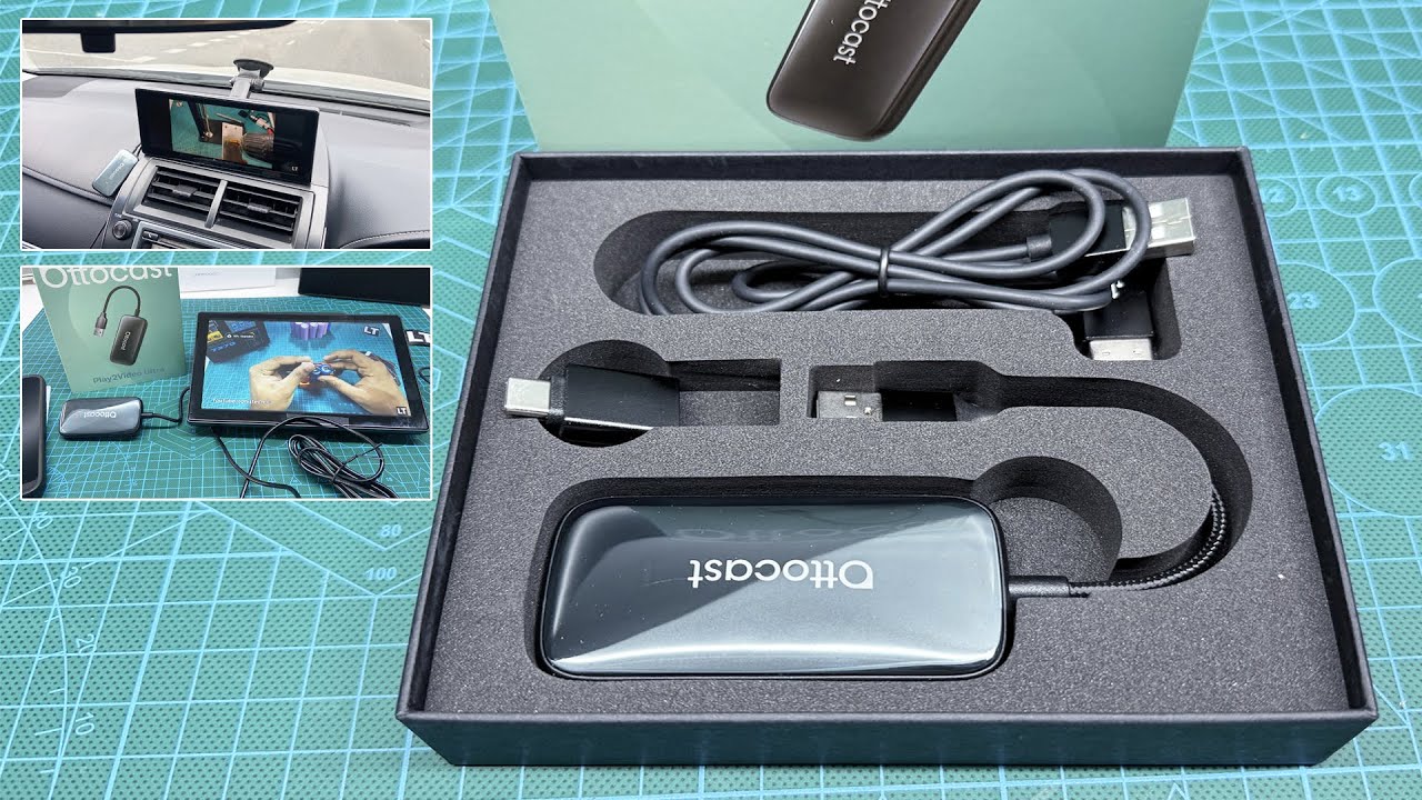 Play2Video Ultra Wireless CarPlay/Android Auto All-in-1 Adapter | Best Wireless Carplay Adaptor 2025