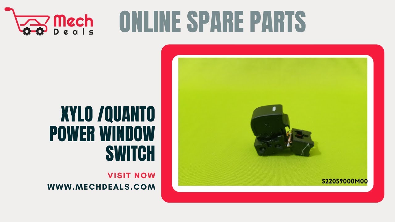 XYLO /QUANTO POWER WINDOW SWITCH S22059000M00 XYLO QUANTO YouTube