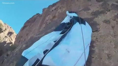 DPS troopers rescue dangling base jumper from Superstition Mountains