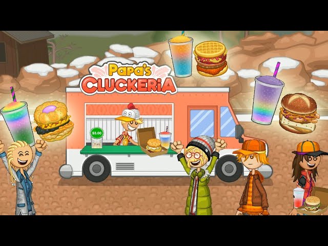 Papa's Cluckeria To Go!  Food Truck (New Game Mode) 
