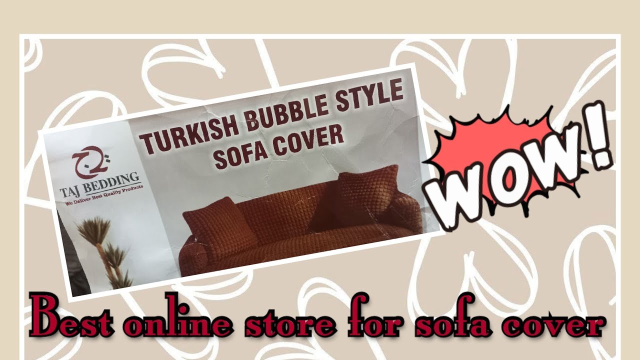 Best and most economical online store ( Sofa cover ) Taj bedding 👍