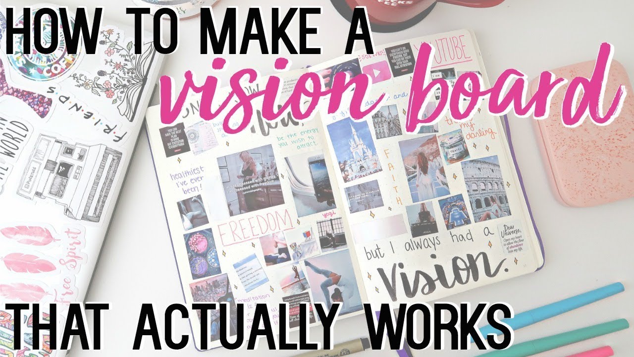 Vision board supplies  ***anyone can pick up the (limited) vision