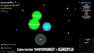 Como instalar TAMPERMONKEY + AGARIOPLUS