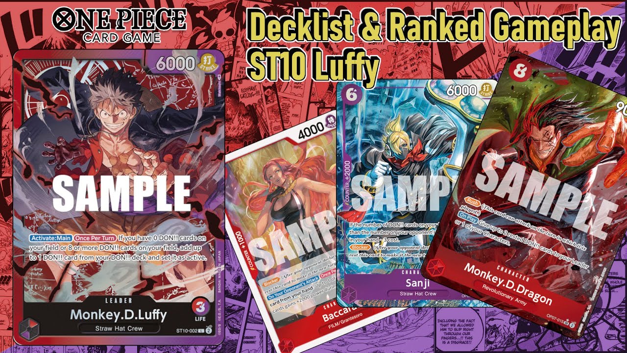 OP07 Red/Purple Luffy Guide & Gameplay This Deck Has Potential!!!