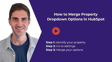 How to Merge Property Dropdown Options in HubSpot