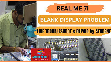 Realme 7i Blank Display solution - Mobile repair training institute; Cellphone repair training #smt