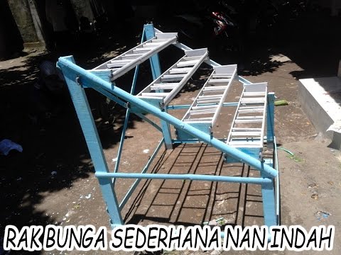  Cara  Membuat  Rak  bunga Yang indah YouTube