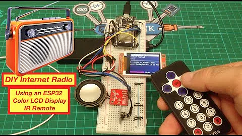 DIY Internet Radio using an ESP32 / Color LCD Display / IR Remote [Update] Part 2