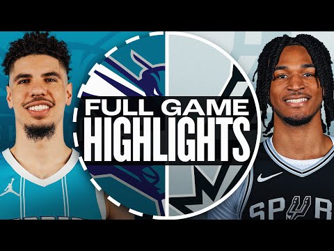 HORNETS at SPURS | FULL GAME HIGHLIGHTS | March 14, 2025