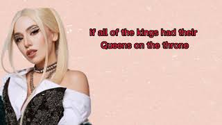 AVA Max - Kings And Queens ( Lyrics Music )