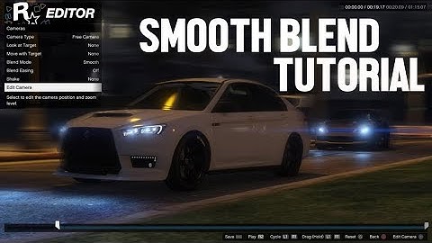 ROCKSTAR EDITOR - HOW TO DO SMOOTH BLEND